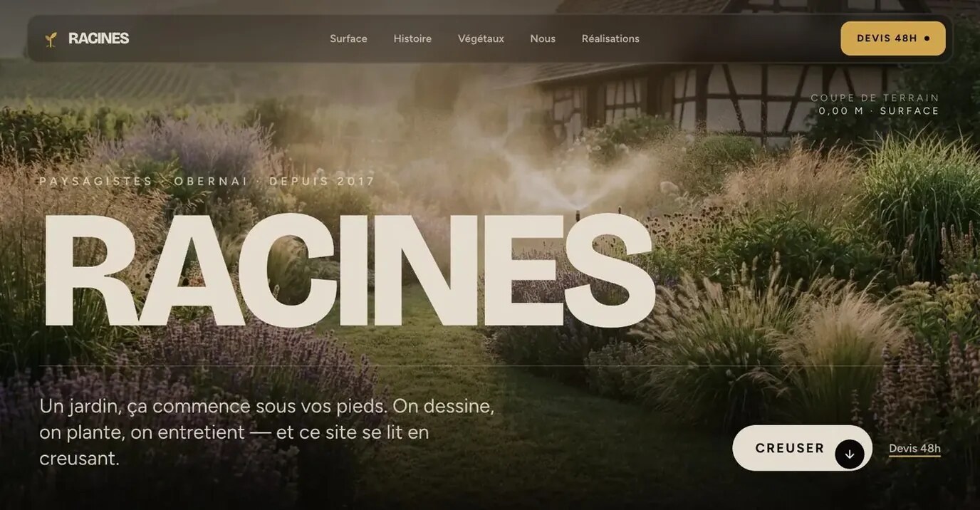 Site Racines — version ordinateur
