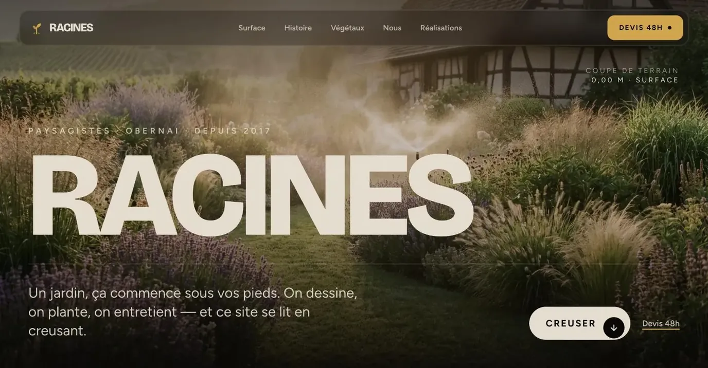 Site Racines — version ordinateur